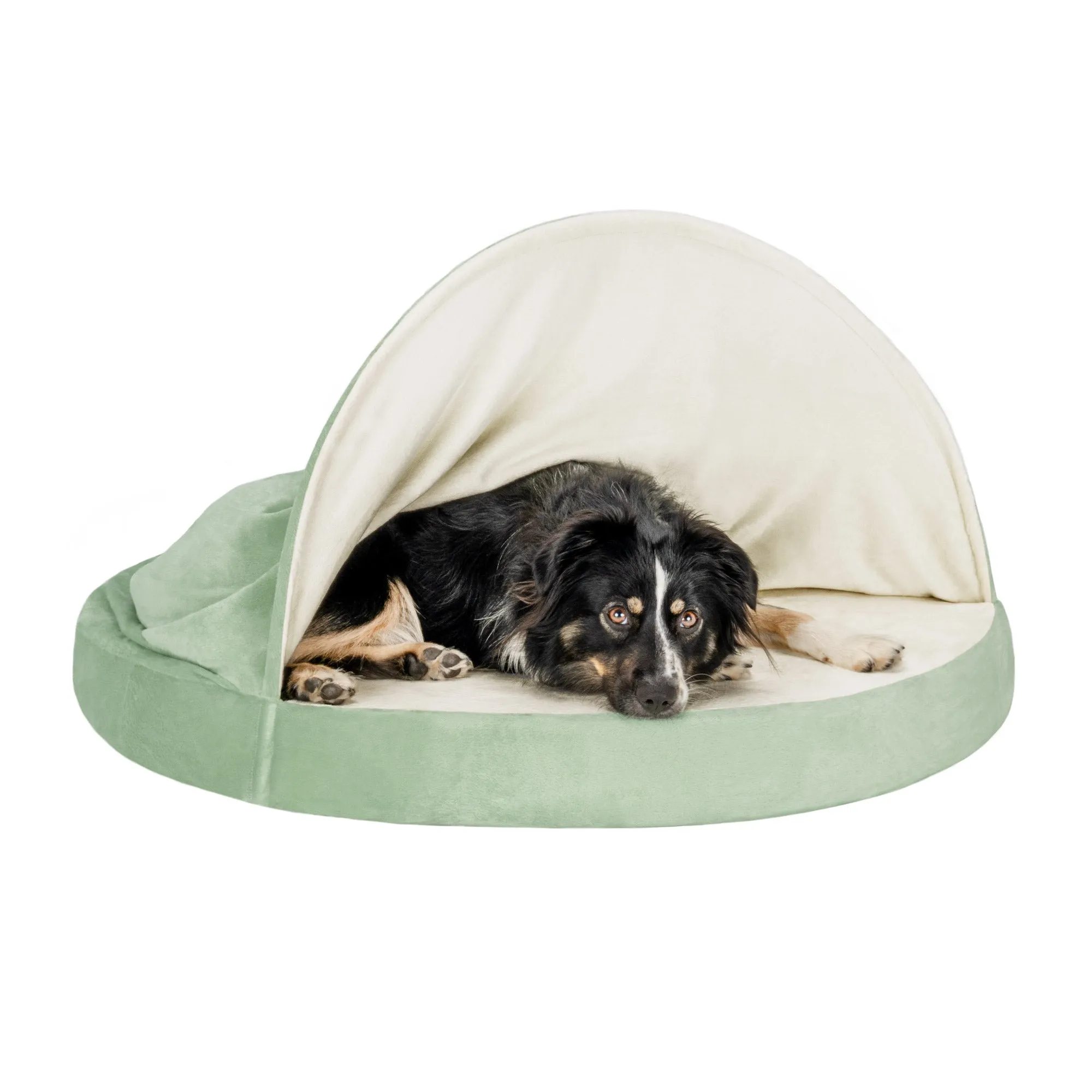 Snuggery Burrow Dog Bed - Microvelvet