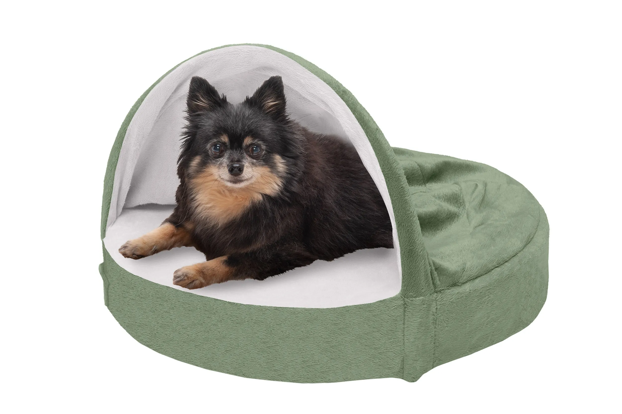 Snuggery Burrow Dog Bed - Microvelvet