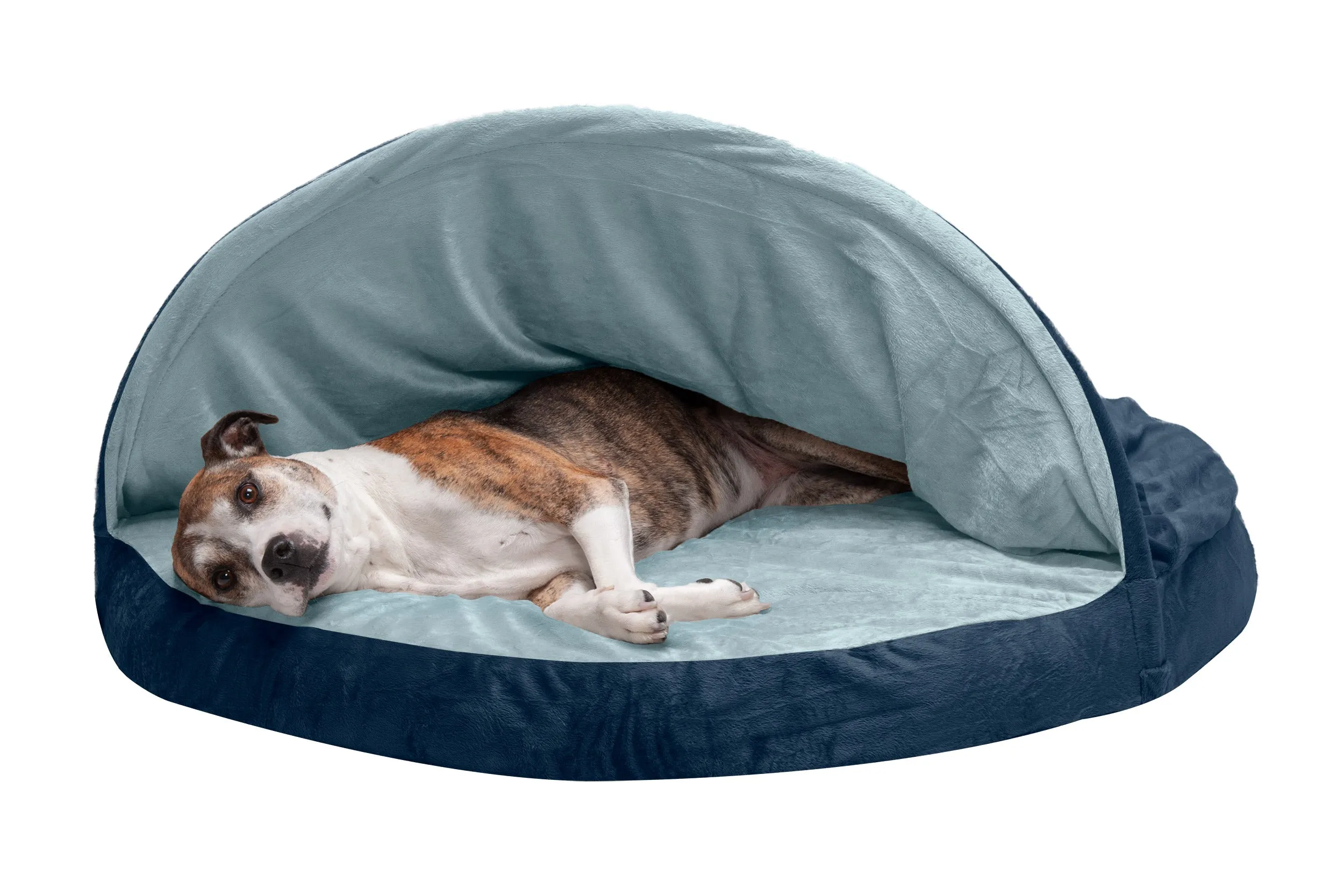 Snuggery Burrow Dog Bed - Microvelvet