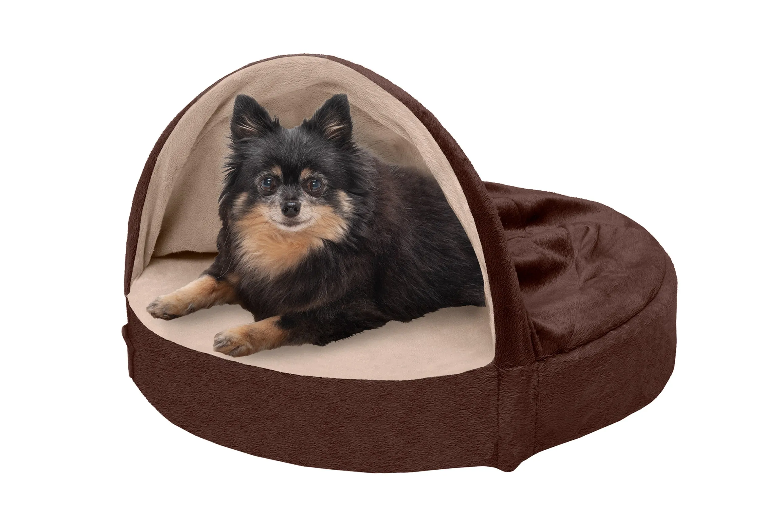 Snuggery Burrow Dog Bed - Microvelvet