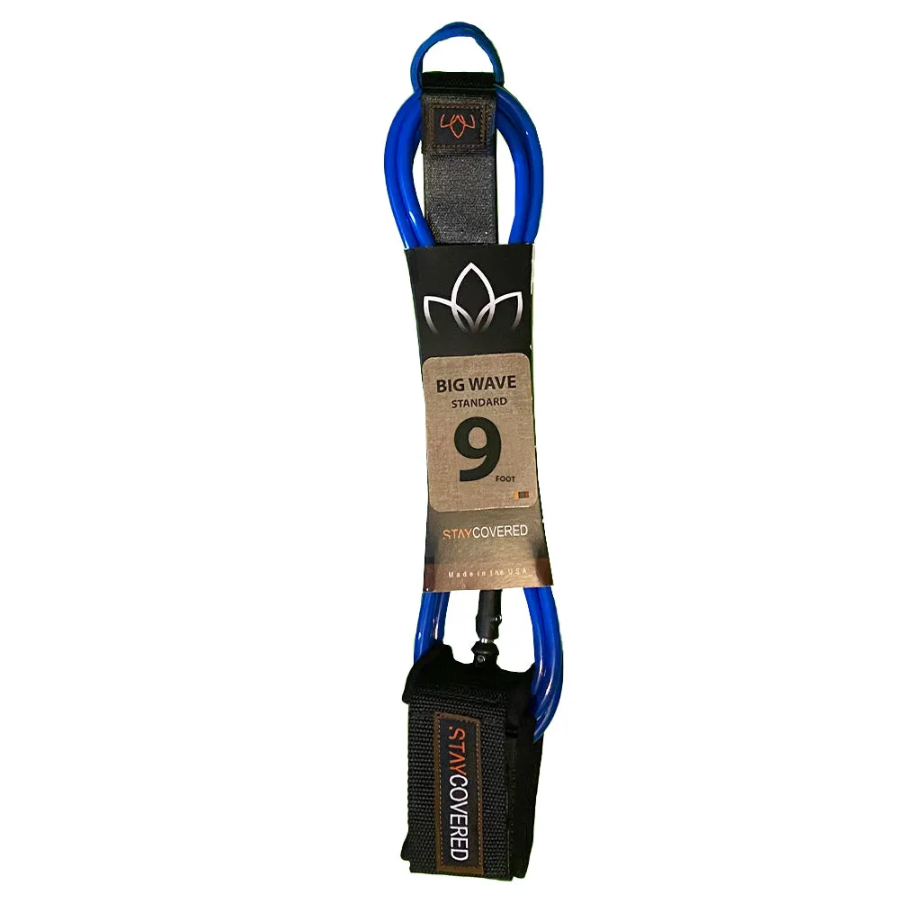 Stay Covered Big Wave Standard Surf Leash - 9'x5/16