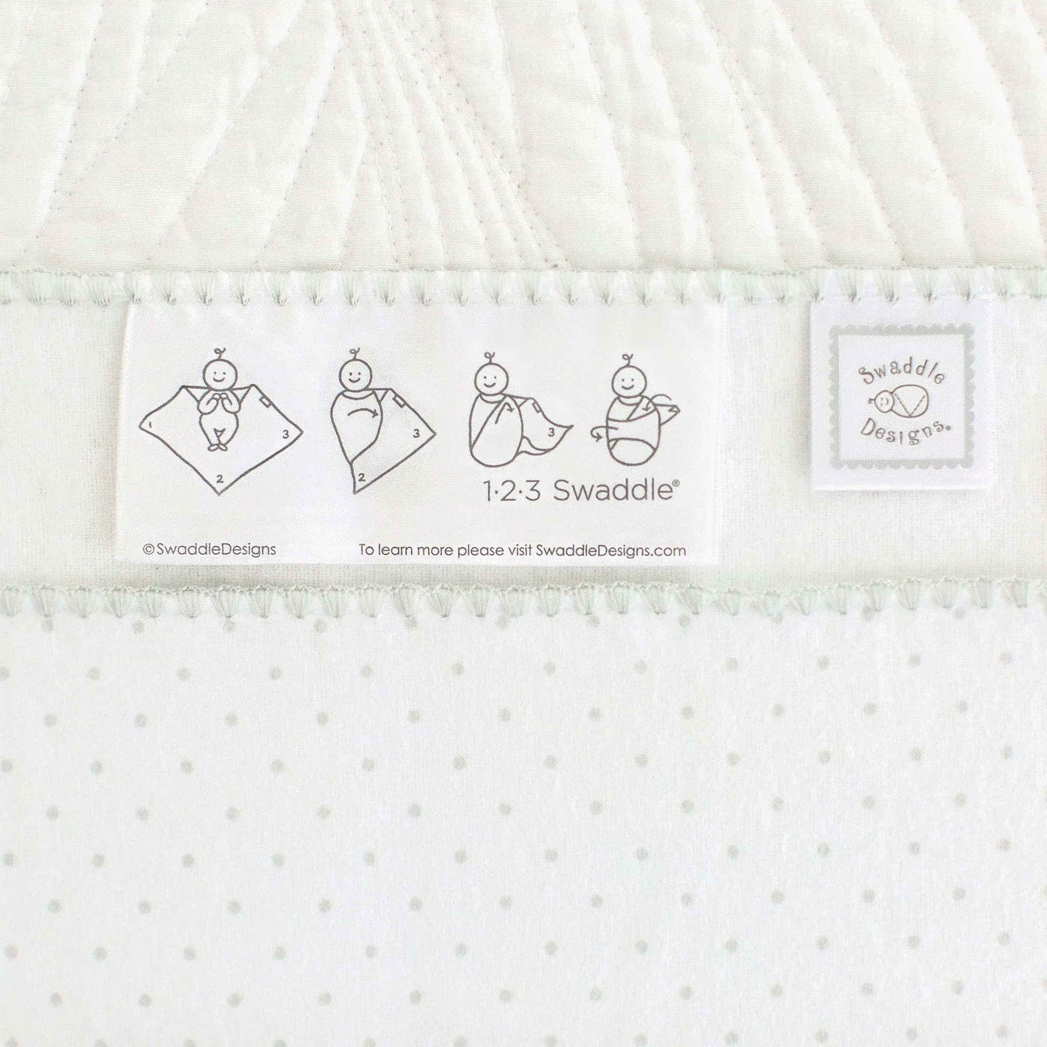 SwaddleDuo - Lavender Mod Circles   Peace, Love, Swaddle