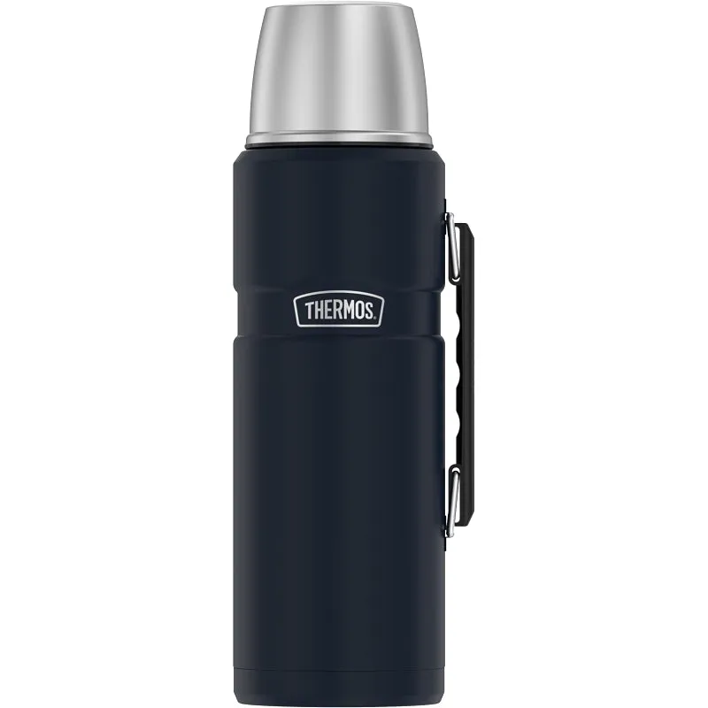 Thermos Stainless King SK2020MDB4 Beverage Bottle, 2 L Capacity, Stainless Steel, Midnight Blue :EA: QUANTITY: 1