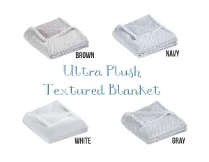 Ultra Plush Textured Blankets