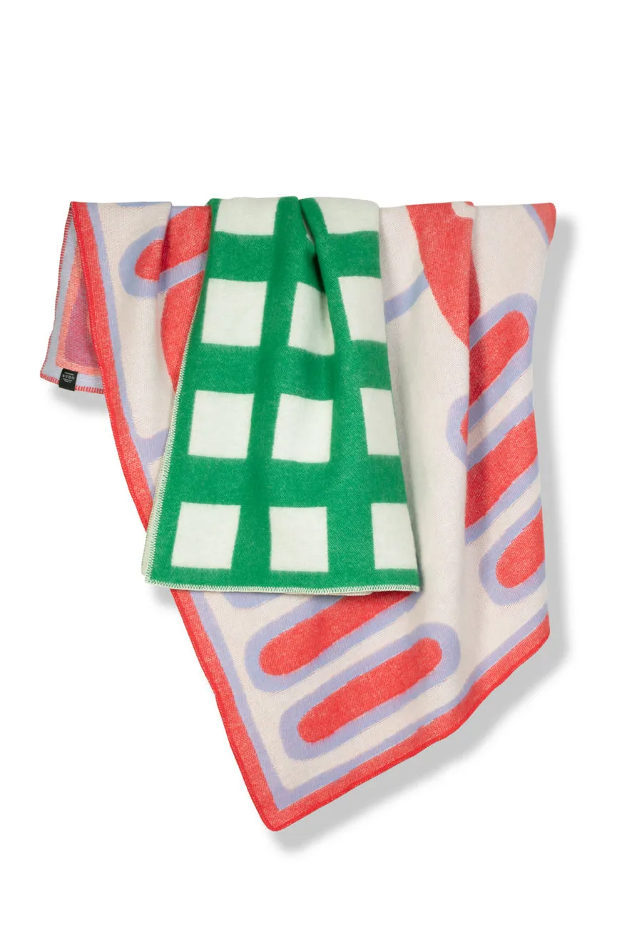 Wool Blanket "Gate" by Nathalie Du Pasquier & George Sowden