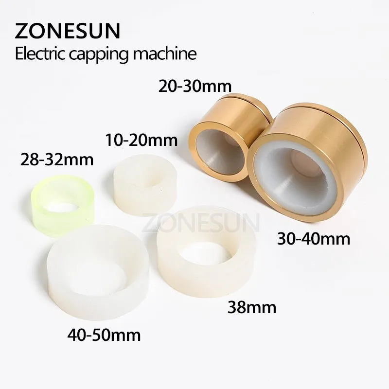 ZONESUN 28-32mm Plastic Bottle Capper Portable Automatic Electric Capping Machine Cap Screwing Machine Electric Sealing Machine